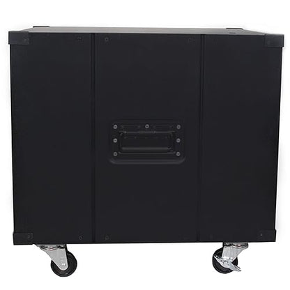 StarTech.com 9U Open Frame Rack with Wheels - 4 Post 23 Deep Portable Open Frame Cabinet for 19 Network, Data & Server Equipment - 220 lbs capacity (RK960CP) 22.10 (561.34 mm) x 20.30 (515.62 mm) x 23.60 (599.44 mm) Portable | Handles