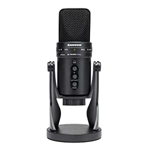 Samson Technologies Samson G-Track Pro Professional USB Condenser Microphone with Audio Interface, Black (SAGM1UPRO)