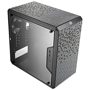 Cooler Master MasterBox Q300L Micro-ATX Tower with Magnetic Design Dust Filter, Transparent Acrylic Side Panel, Adjustable I/O &amp; Fully Ventilated Airflow, Black (MCB-Q300L-KANN-S00) Black Micro-ATX MB Tower