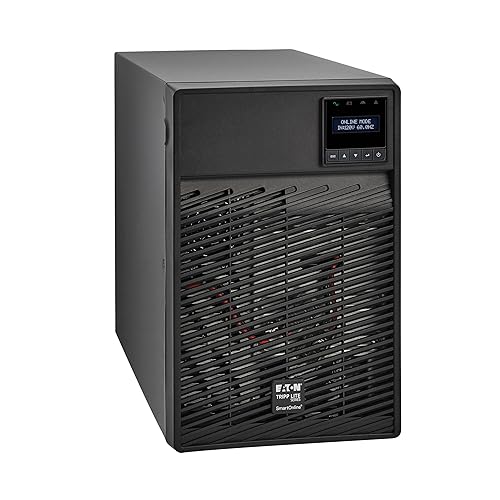 Tripp Lite Eaton Tripp Lite Series SmartOnline 3000VA 2700W 120V Double-Conversion UPS - 5 Outlets, Extended Run, Network Card Option, LCD, USB, DB9, Tower - Tower - 3 Hour Recharge - 5.7 Minute Stand-by