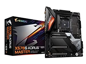 GIGABYTE X570S AORUS Master (AMD/ X570S/ Ryzen 5000/ ATX/PCIe 4.0/ SATA 20Gb/s/USB 3.2/ Motherboard) X570S AORUS MASTER Bundle X570S