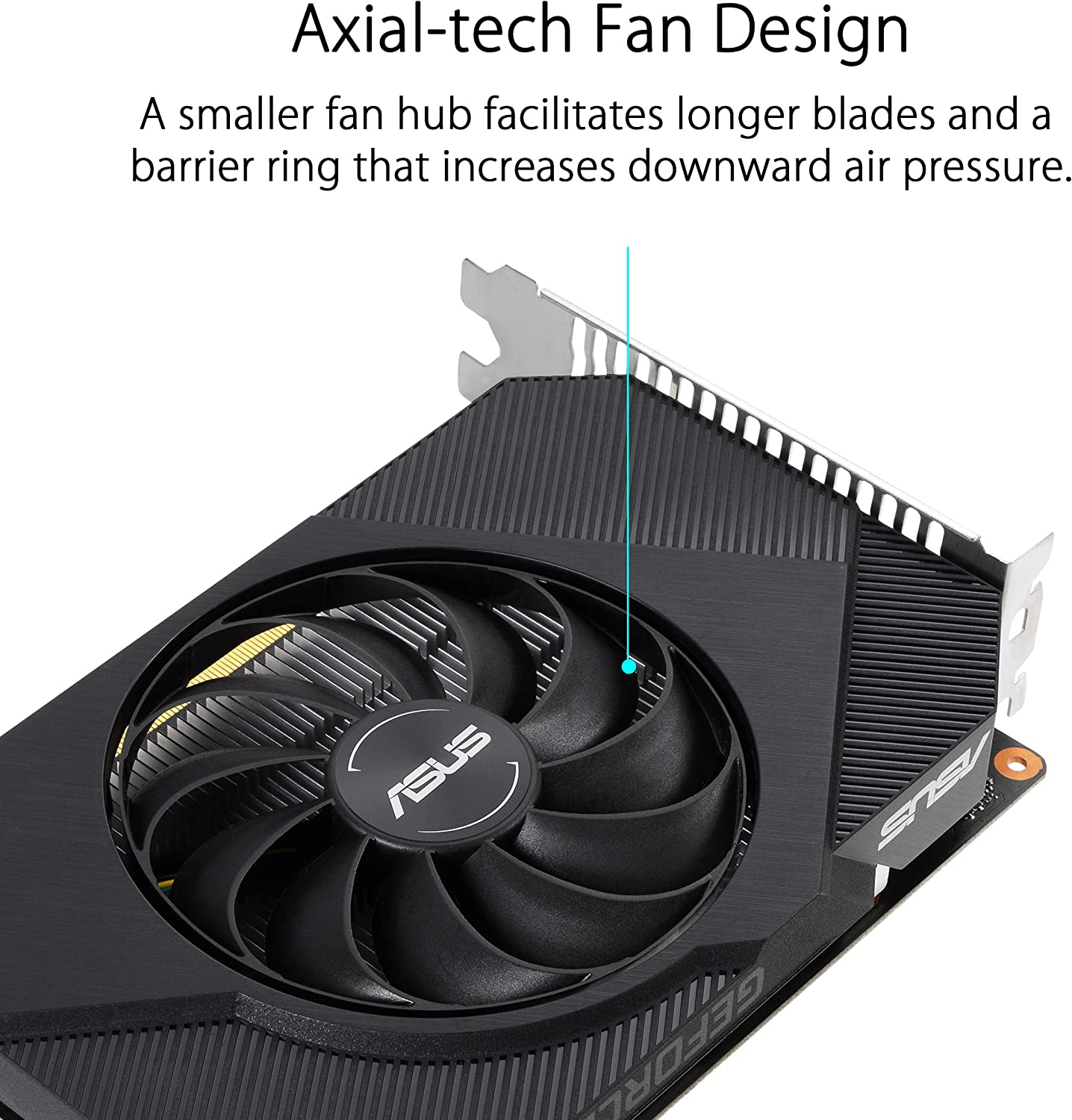 ASUS Phoenix NVIDIA GeForce GTX 1650 OC Edition Gaming Graphics Card (PCIe 3.0, 4GB GDDR6 Memory, HDMI, DisplayPort, DVI-D, Axial-tech Fan Design)