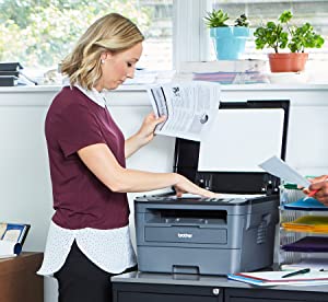 Brother Monochrome Laser HLl2390DW, Wireless Networking, Duplex Printing, Refresh Subscription and Amazon Dash Replenishment Ready New Model: HLL2390DW