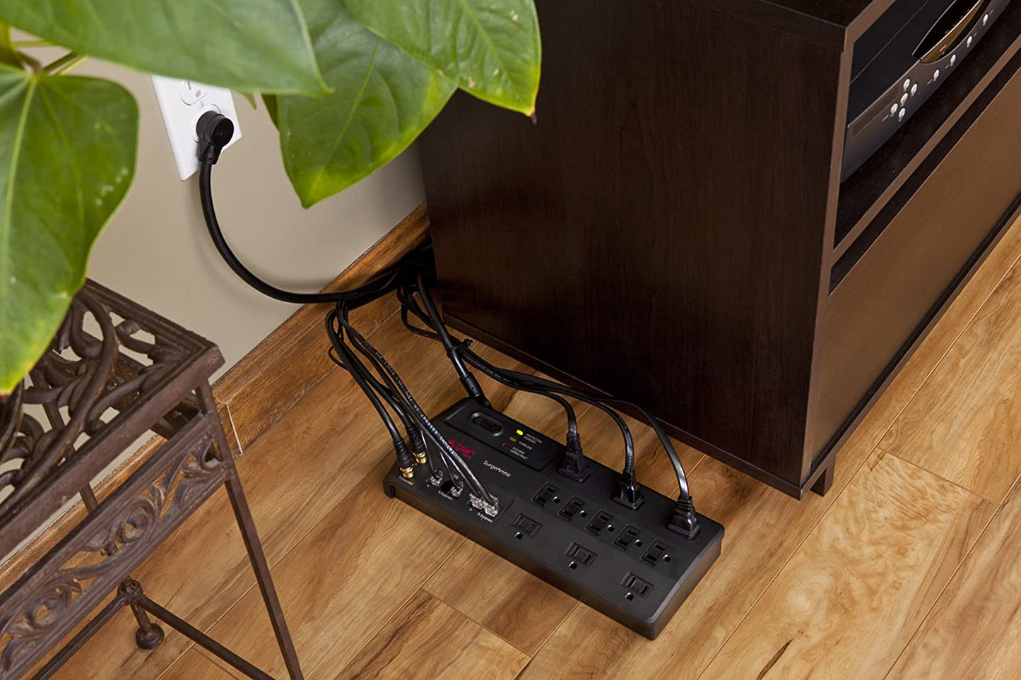 APC Surge Protector with Phone, Network Ethernet and Coaxial Protection, P11VNT3, 3020 Joules, 11 Outlet Surge Protector Power Strip Black 11 Outlet DSL / Tele + Coaxial + Network Surge Protector