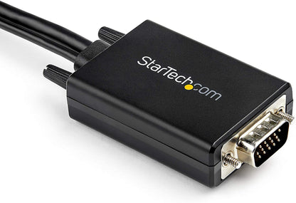 StarTech.com 2m VGA to HDMI Converter Cable with USB Audio Support &amp; Power - Analog to Digital Video Adapter Cable to connect a VGA PC to HDMI Display - 1080p Male to Male Monitor Cable (VGA2HDMM2M)