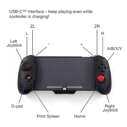 Verbatim Wireless Pro Controller with Console Grip for use with Nintendo Switch™