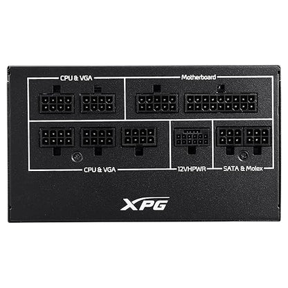 XPG Core Reactor II Modular PSU: ATX3.0-80 Plus Gold - ATX - Fully Modular Power Supply - 10 Year Warranty - 850 Watt(COREREACTORII850G-BKCUS) ATX3.0 850W