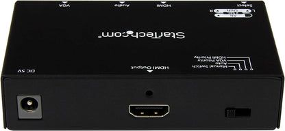 StarTech.com 2x1 VGA + HDMI to HDMI Switch / Selector Box - 1080p Multi Video Input Automatic Switcher - 2 Computers In 1 Monitor Out (VS221VGA2HD)