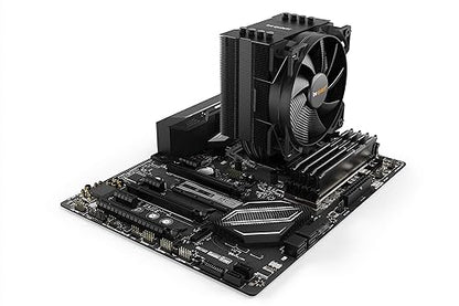 be quiet! Pure Rock 2 Black (BK007), 150W TDP, CPU Cooler, Intel-1700/1200/2066/1150/1151/1155/2011(-3) Square ILM, AMD-AM4