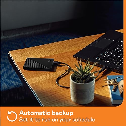 Western Digital WD My Passport 2 TB Portable Hard Drive - External - Black