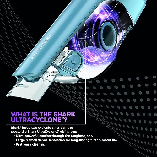 Shark CH900C UltraCyclone Pro Cordless Handheld Vacuum, Lightweight, Blue, 70W (Canadian Version)