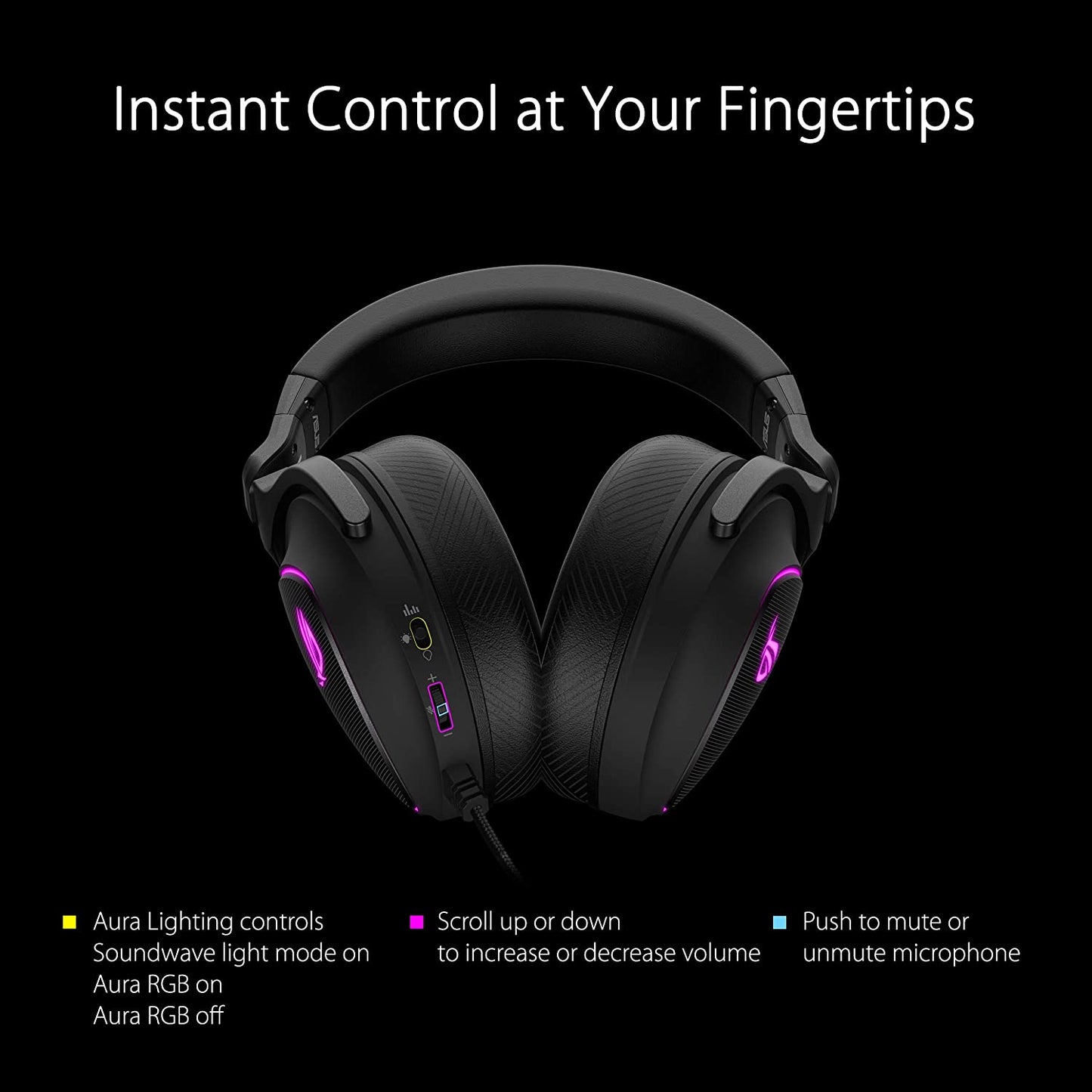 ASUS ROG Delta S Gaming Headset with USB-C | Ai Powered Noise-Canceling Microphone | Over-Ear Headphones for PC, Mac, Nintendo Switch, and Sony Playstation | Ergonomic Design , Black Black Delta S (Wired) Headset