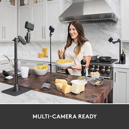 Logitech Mevo Start 3-Pack Wireless Live Streaming Cameras, for Multi-Camera HD Video,App Control and Stream via Smartphone or Wi-Fi 3 pack Wireless Camera