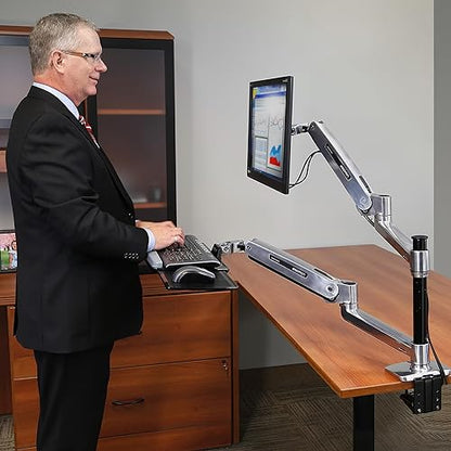 Ergotron 45-405-026 WorkFit-LX, Sit-Stand Desk Mount System
