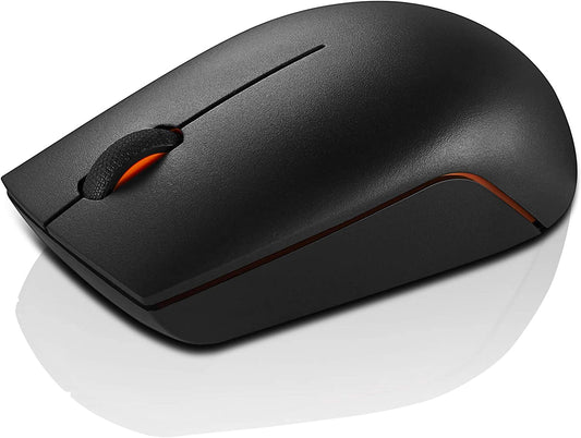 Lenovo 300 Wireless Compact Mouse, Black, 1000 dpi, Ultra-portable design, Up to 12 months battery life, GX30K79402