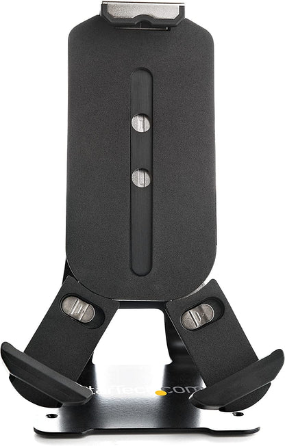 StarTech Secure Tablet Stand K-Slot Cable Lock - Locking Tablet Holder for 7.9"-13" Tablets - Universal Adjustable Tablet Mount for Desk/Surface - Lockable Anti-Theft Security Mount (SECTBLTDT), Black