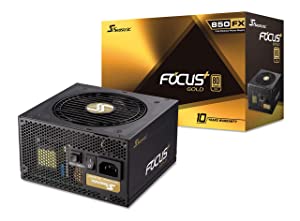 Seasonic FOCUS Plus 850 Gold SSR-850FX 850W 80+ Gold ATX12V &amp; EPS12V Full Modular 120mm FDB Fan Compact 140 mm Size Power Supply