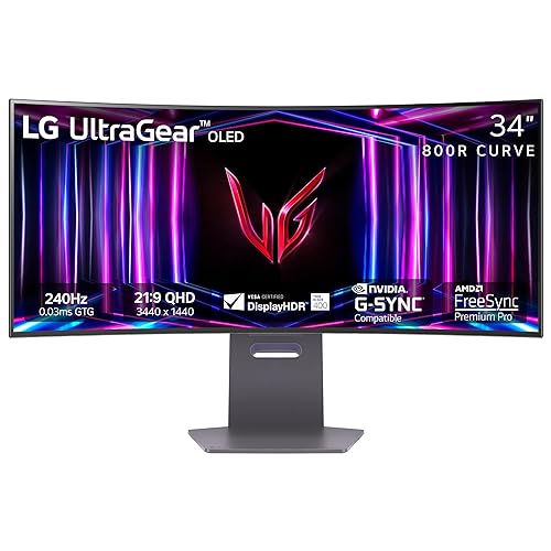 LG UltraWide 34'' QHD (3440 x 1440) OLED Display with 0.03ms Response Time & 240Hz Refresh Rate