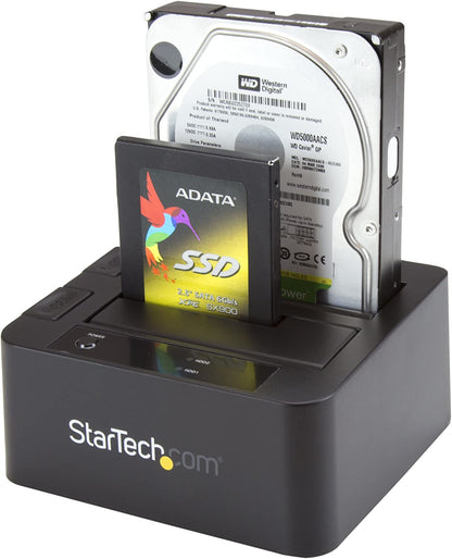 Startech USB 3.0 / eSATA Dual Hard Drive Docking Station with UASP for 2.5/3.5in SATA SSD / HDD - SATA 6 Gbps USB 3.0 Dual Drive Dock