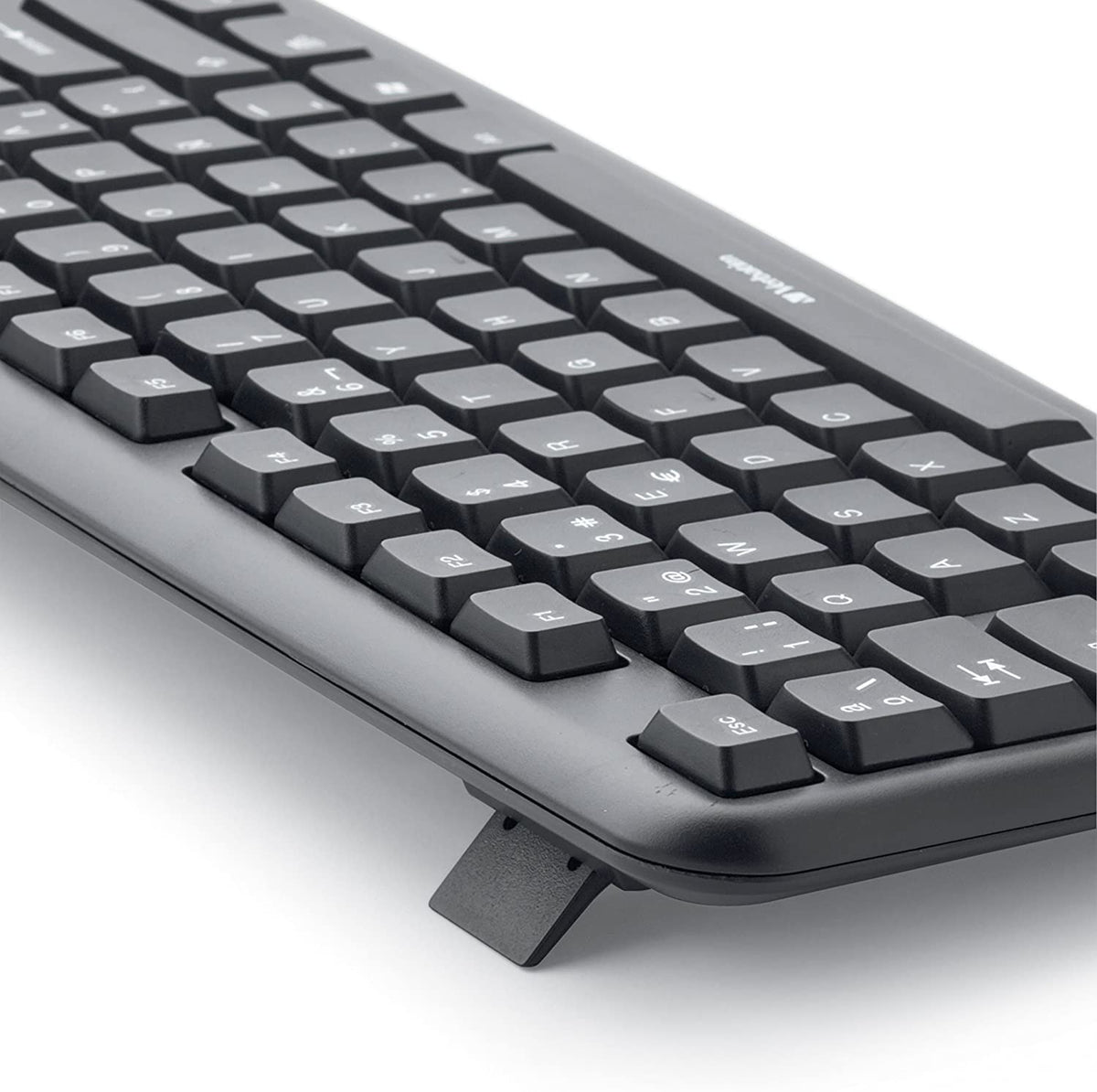 Verbatim Slim Corded USB Keyboard - Black (Spanish) - 98121