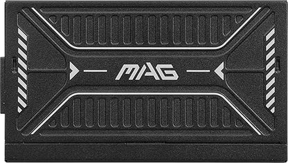 MSI MAG A1000GLS PCIE5 Gaming Power Supply - Full Modular - 80 Plus Gold Certified 1000W - Compact Size - ATX 3.1 and PCIE 5.1 Ready - MAG A1000GLS PCIE5 1000W Gold