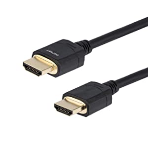 StarTech.com 100ft (30.5m) Fiber Optic HDMI Cable, 4K 60Hz High Speed HDMI Cable, Ultra HD 4K HDMI Cable/Cord, Premium Certified Cable, Active AOC HDMI Cable, for UHD Monitor/TV/Display (HD2MM30MAO)