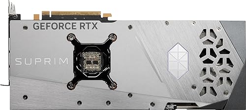 MSI Gaming RTX 4080 Super 16G SUPRIM X Graphics Card (NVIDIA RTX 4080 Super, 256-Bit, Boost Clock: 2655 MHz, 16GB GDRR6X 23 Gbps, HDMI/DP, Ada Lovelace Architecture)