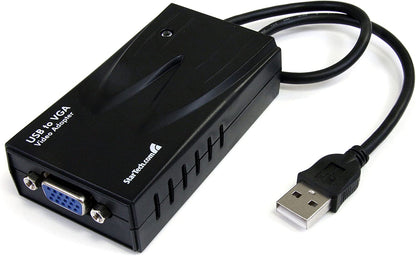 StarTech.com Professional USB to VGA External Dual or Multi Monitor Video Card Adapter - 1920x1200 - USB to VGA External Graphics Card