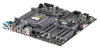 Supermicro M12SWA-TF Workstation Motherboard - AMD WRX80 Chipset - Socket SP3 - Extended ATX - 2 TB DDR4 SDRAM Maximum RAM - RDIMM, UDIMM - 8 x Memory Slots - Gigabit Ethernet - 4 x SATA Interfaces