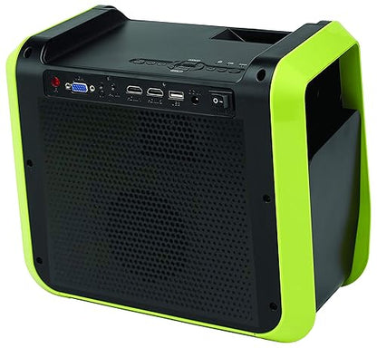 RCA RPJ060-NEON/GRAPHITE Portable 480p Projector Entertainment System (Neon/Graphite)