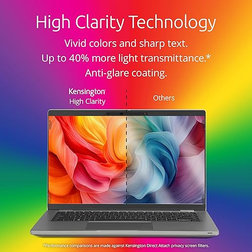 Kensington High Clarity Privacy Screens Filter 14 inch 16:9