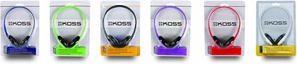 Koss KPH7V Portable On-Ear Headphone with Adjustable Headband - Violet
