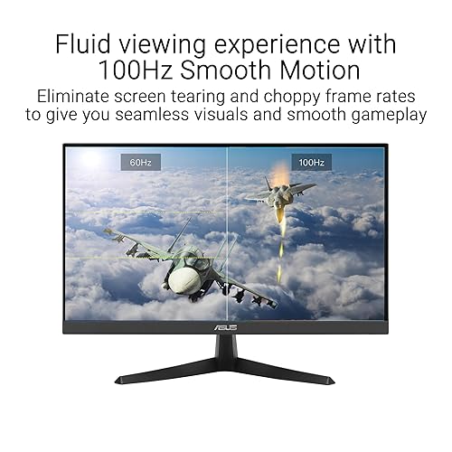 ASUS 22” (21.45" viewable) Eye Care Monitor (VY229HF) - Full HD, IPS, 100Hz, 1ms, SmoothMotion, Adaptive Sync, Eye Care Plus technology, Blue Light Filter, Flicker Free, Tilt 3 yr warranty