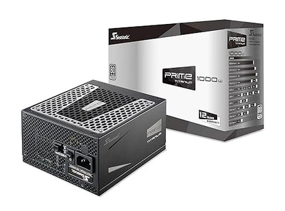 Seasonic Prime Ultra 1000W 80 Plus Titanium Power Supply, Full Modular, 135mm FDB Fan w/Hybrid Fan Control, ATX12V & EPS12V, Power On-Self Tester,- 12 yr Warranty SSR-1000TR 1000W Titanium Full Modular TR