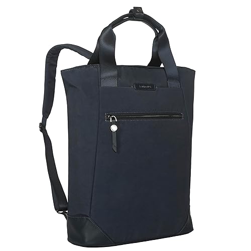 Targus Avila Convertible Tote/Backpack for 15–16” Laptops – Stylish Bag Made with Recycled Materials, Water-Resistant, Dual Carry, Travel-Friendly, Midnight, TBB65102GL