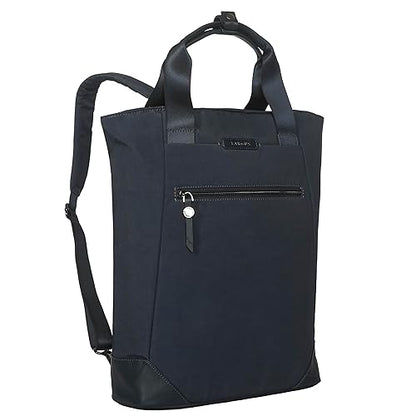 Targus Avila Convertible Tote/Backpack for 15–16” Laptops – Stylish Bag Made with Recycled Materials, Water-Resistant, Dual Carry, Travel-Friendly, Midnight, TBB65102GL