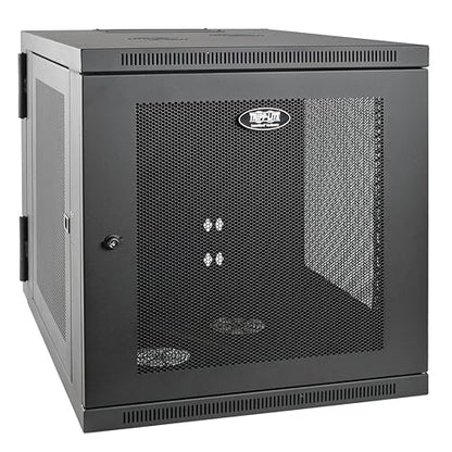 Tripp Lite SRW12U33 12U Wall Mount Rack Enclosure Cabinet with 33-Inch Extended Depth (Black)