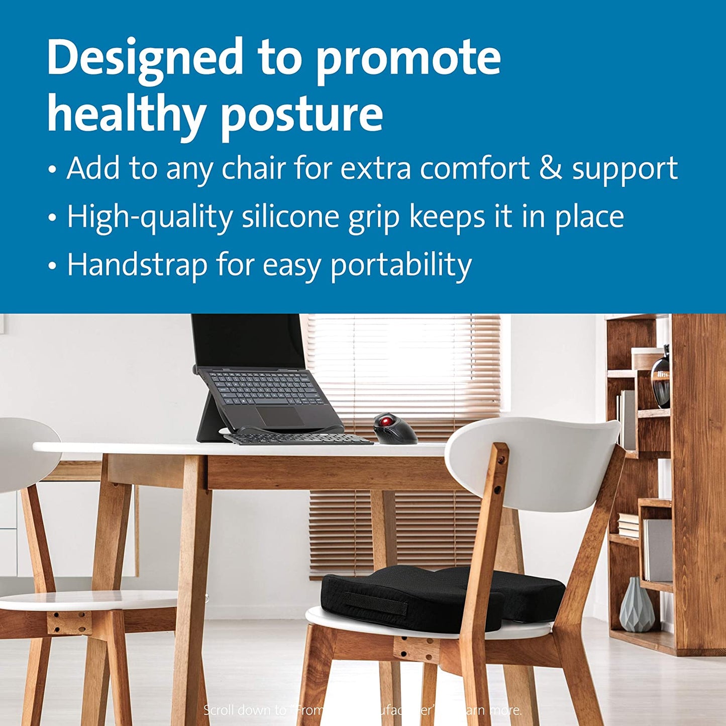 Kensington Cooling Gel; Cushion Seat Rest (K55807WW) Seat Cushion with Cool Gel