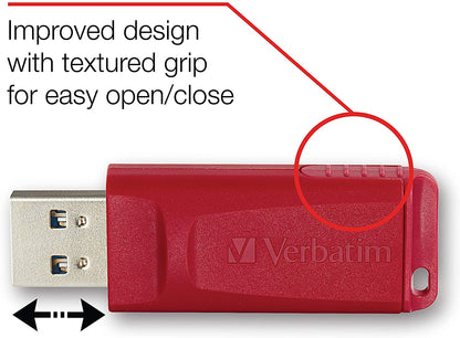 Verbatim 32GB Store 'n' Go USB Flash Drive - PC / Mac Compatible - Red 32 GB