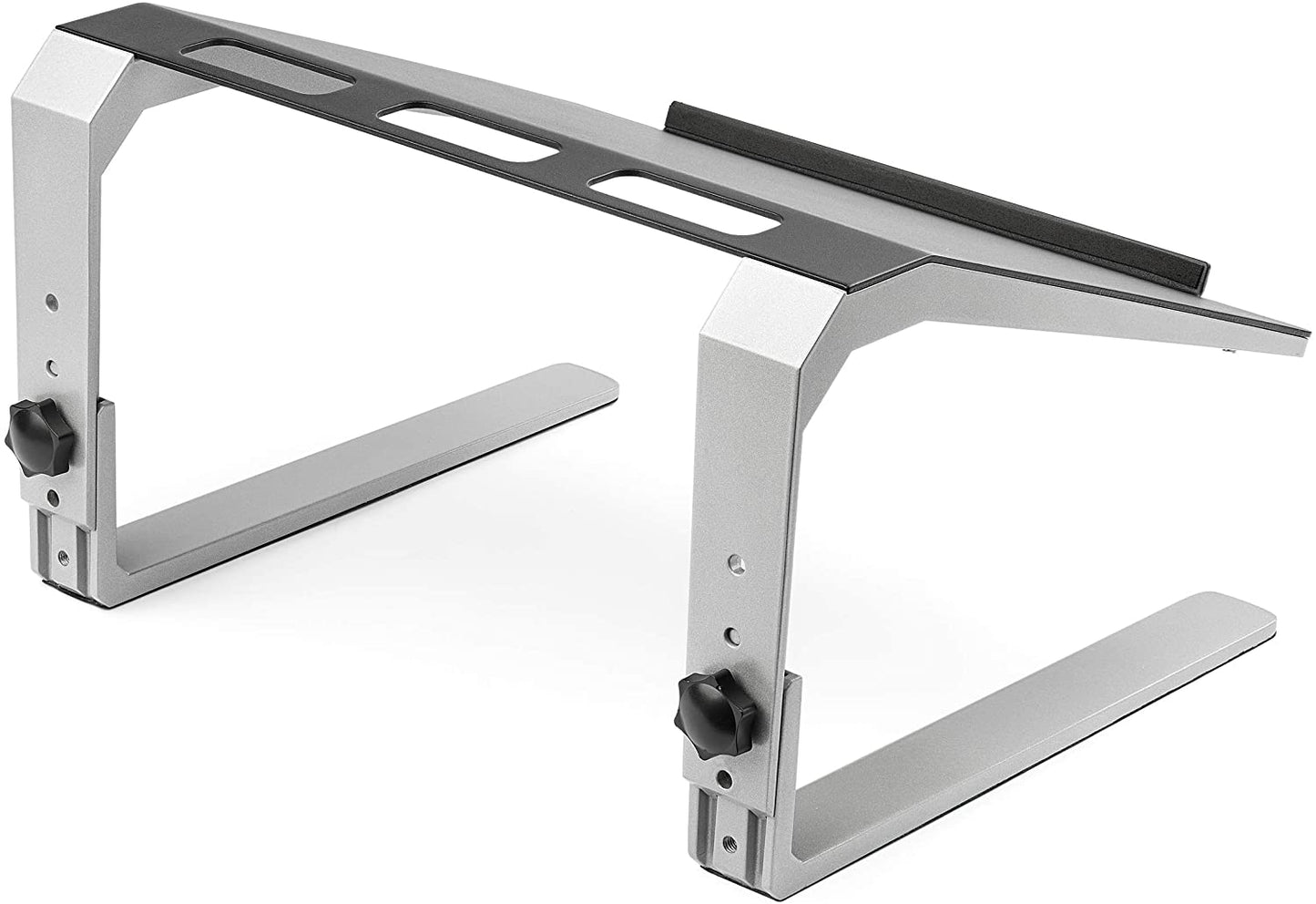 StarTech.com Adjustable Laptop Stand - Heavy Duty Steel &amp; Aluminum - 3 Height Settings - Tilted - Ergonomic Laptop Riser for Desk (LTSTND)