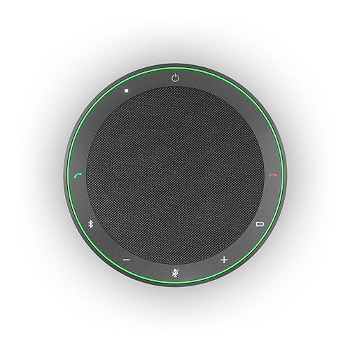 Jabra Speak2 75 Wireless Bluetooth Speakerphone - 4 Noise-Cancelling Mics, Full-Range 65mm Portable Speaker and USB-C Bluetooth Adapter - Certified for Zoom and Google Meet - Dark Grey UC, Link 380c Speak2 75