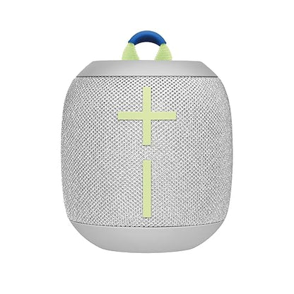 ULTIMATE EARS WONDERBOOM 3, Small Portable Wireless Bluetooth Speaker, Big Bass 360-Degree Sound for Outdoors, Waterproof, Dustproof IP67, Floatable, 131 ft Range - Joyous Bright Grey Joyous Brights Grey Wonderboom 3