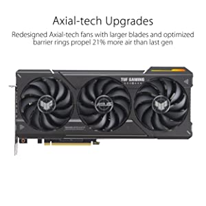 ASUS TUF Gaming NVIDIA GeForce RTX™ 4070 Gaming Graphics Card (PCIe 4.0, 12GB GDDR6X, HDMI 2.1, DisplayPort 1.4a)