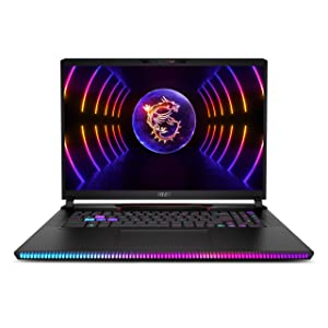 MSI Raider GE78 HX 17.3" QHD+ 240Hz Gaming Laptop, Intel® Core™ i7-13700HX, RTX 4070, 32GB DDR5, 1TB NVMe SSD, Windows 11 Home, Raider GE78HX 13VG-026CA