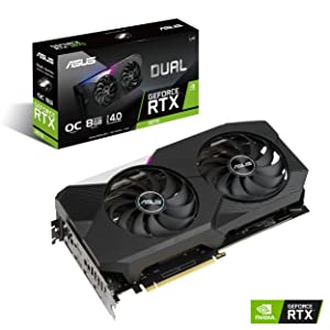 ASUS Dual NVIDIA GeForce RTX 3070 V2 OC Edition Gaming Graphics Card (PCIe 4.0, 8GB GDDR6 Memory, LHR, HDMI 2.1, DisplayPort 1.4a, Axial-tech Fan Design, Dual BIOS, Protective Backplate) Graphic Card