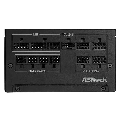 ASRock Steel Legend SL-750G 750W Power Supply ATX3.1 iCOOL Full Modular 10 Years Warranty 135 mm FDB Fan 80 Plus Gold Cybenetics Platinum PCIe5.1 12V-2x6 Cable Japanese Capacitor 5V Boost Gold Steel Legend 750W