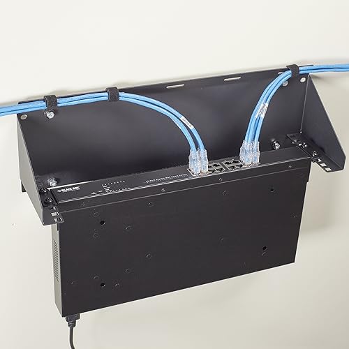 Black Box Flushmount Wall Bracket - 3U, 100-lb Capacity