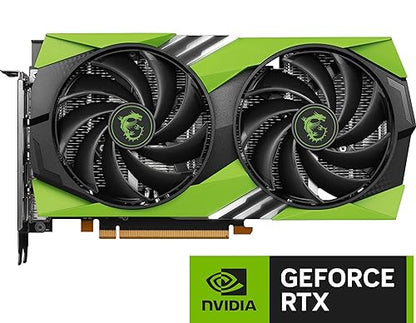 MSI Gaming GeForce RTX 4060 8GB GDRR6 128-Bit HDMI/DP Nvlink TORX Fan 5.0 Ada Lovelace Architecture Graphics Card (RTX 4060 Gaming X NV Edition 8G)