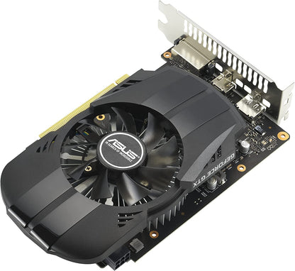 ASUS Phoenix NVIDIA GeForce GTX 1650 OC Edition Gaming Graphics Card (PCIe 3.0, 4GB GDDR6 Memory, HDMI 2.0, DisplayPort 1.4a, DVI-D, Dual Ball Fan Bearings, Auto-Extreme)