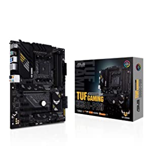 ASUS TUF Gaming B550-PRO AMD AM4(Ryzen 5000/3000) ATX Gaming Motherboard (PCIe 4.0,12+2 Power Stages,2.5Gb LAN,USB 3.2 Gen 2 Type-C®,Front USB Type-C®, BIOS Flashback, Addressable Gen 2 RGB Header)